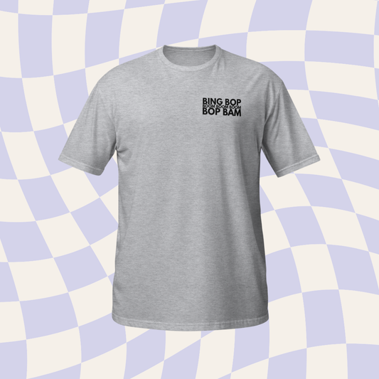 boom bop BAM t-shirt โ block text edition