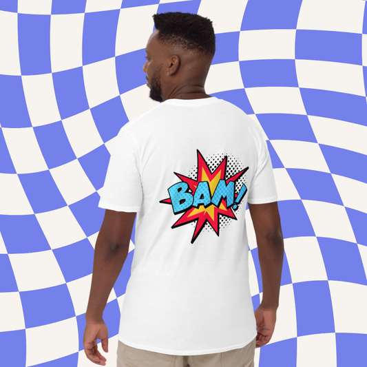 boom bop BAM t-shirt โ comic relief edition