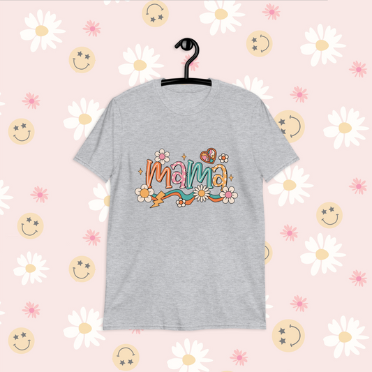 Groovy Flower Power Mama T-Shirt