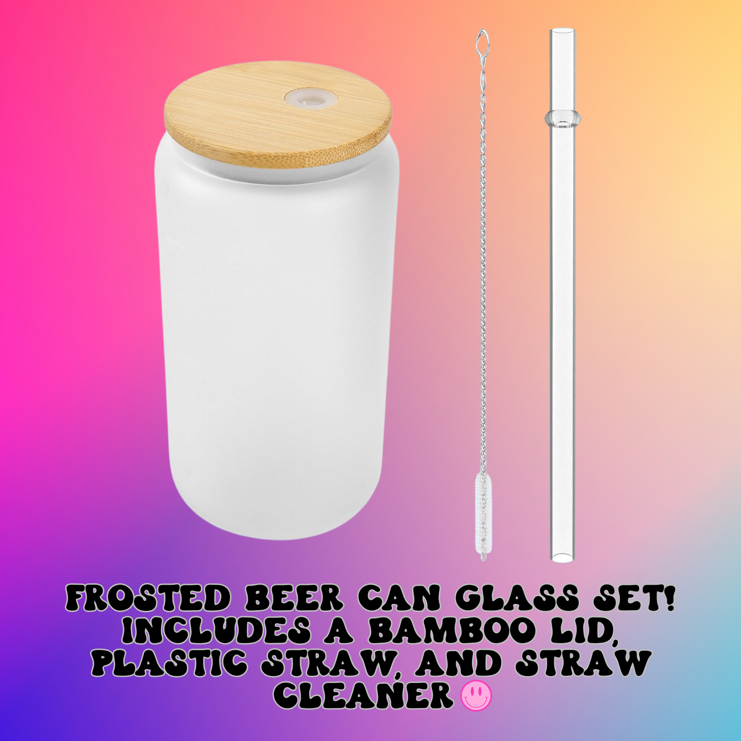 Vulgar Daily Affirmations Frosted Beer Can Glass | 16oz