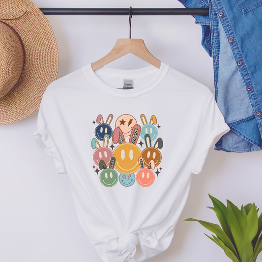 Smiley Bunch Easter T-shirt