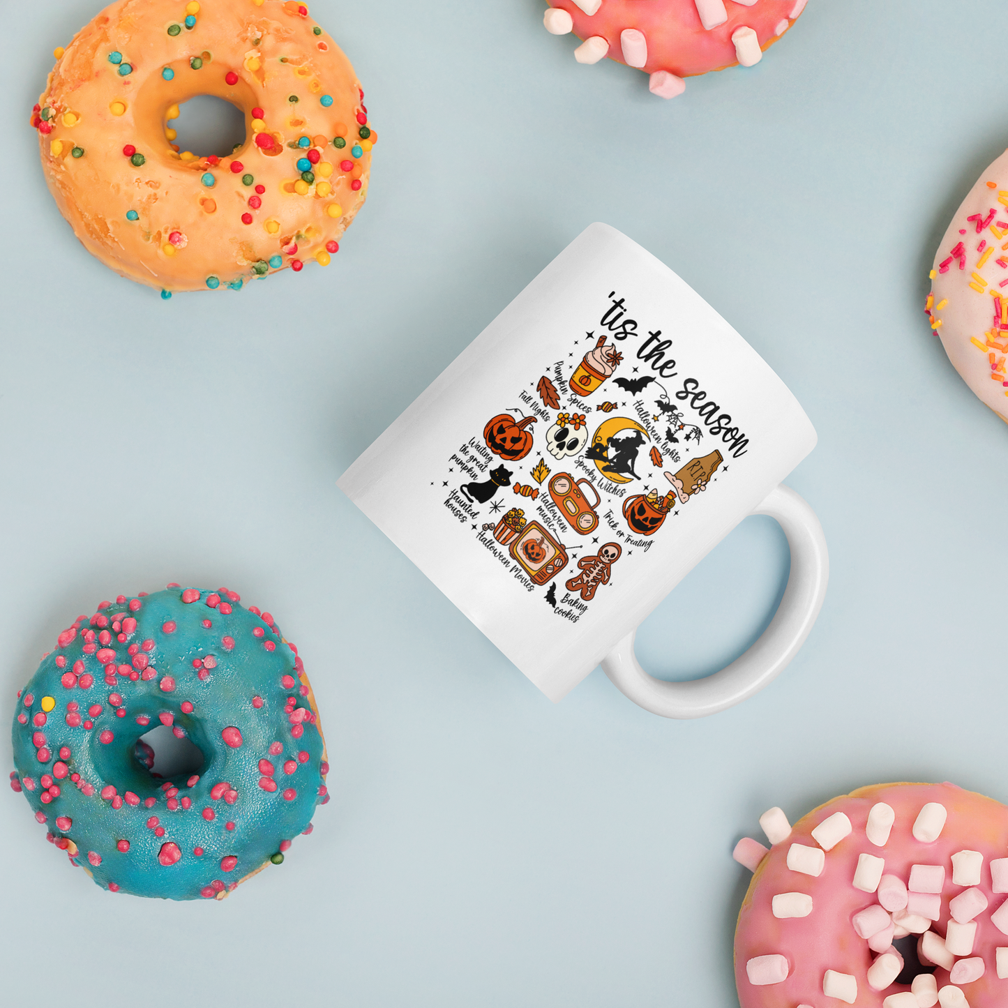Spooky Season Doodles Mug