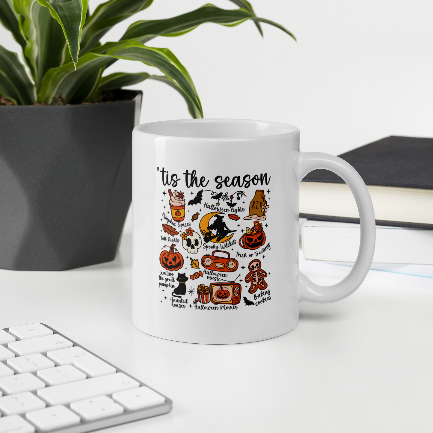 Spooky Season Doodles Mug
