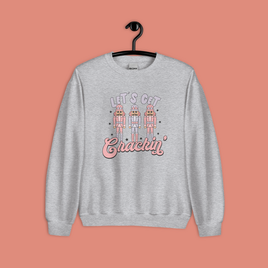 Let's Get Crackin' Unisex Christmas Sweatshirt