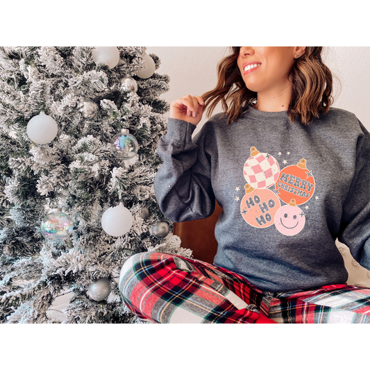 Disco Ornament Christmas Unisex Sweatshirt