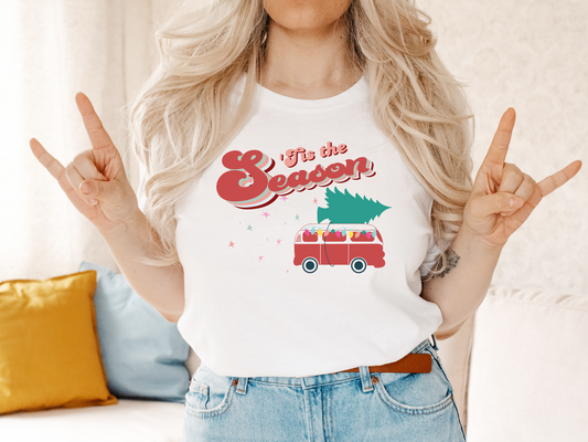 'Tis the Season Christmas Camper T-shirt