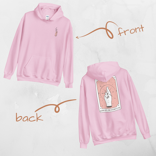 Wheel of Fortune Tarot Card Unisex Hoodie