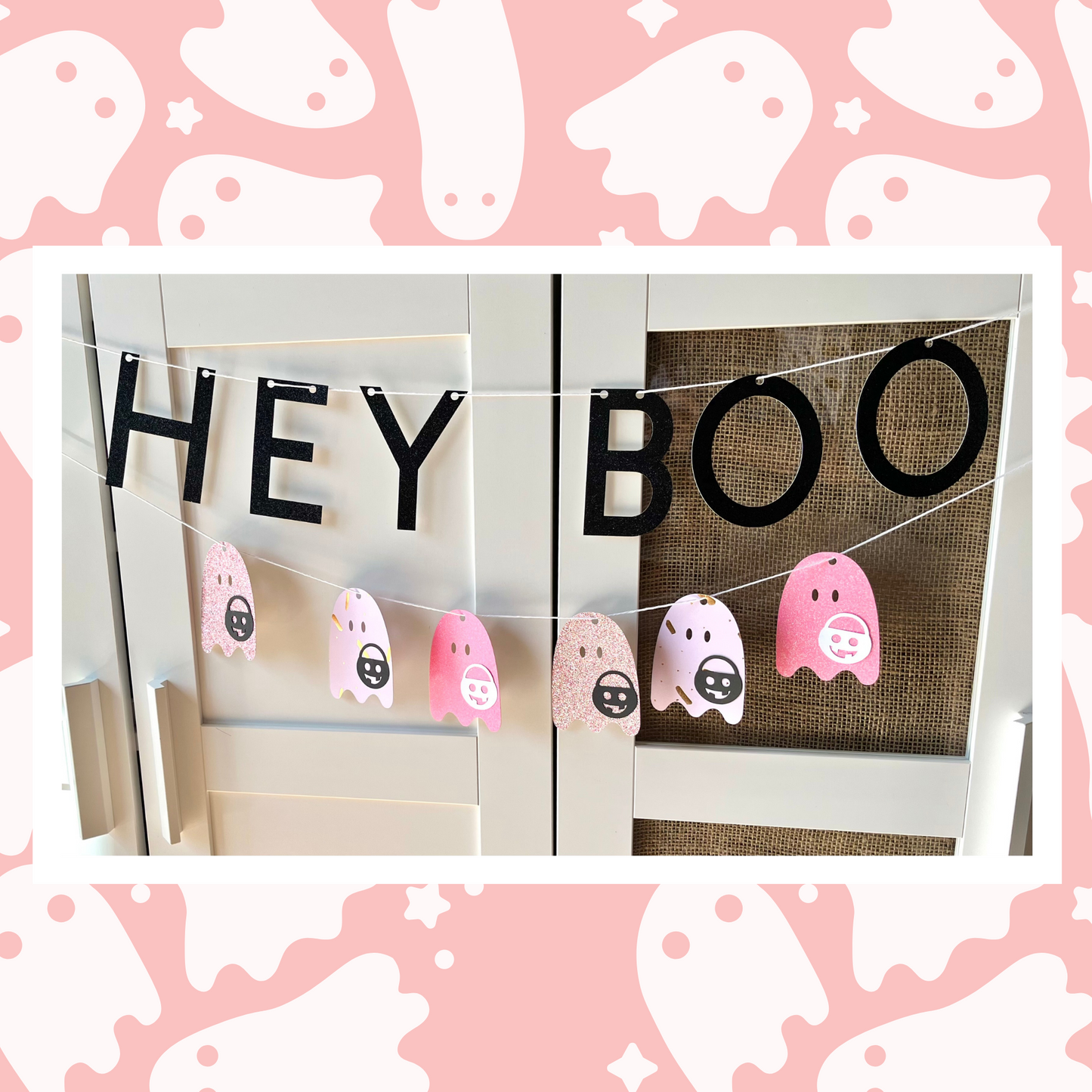 Trick-or-Treatin' Ghosts Banner