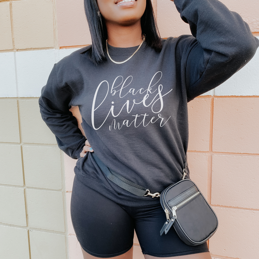 Black Lives Matter Crewneck Sweatshirt
