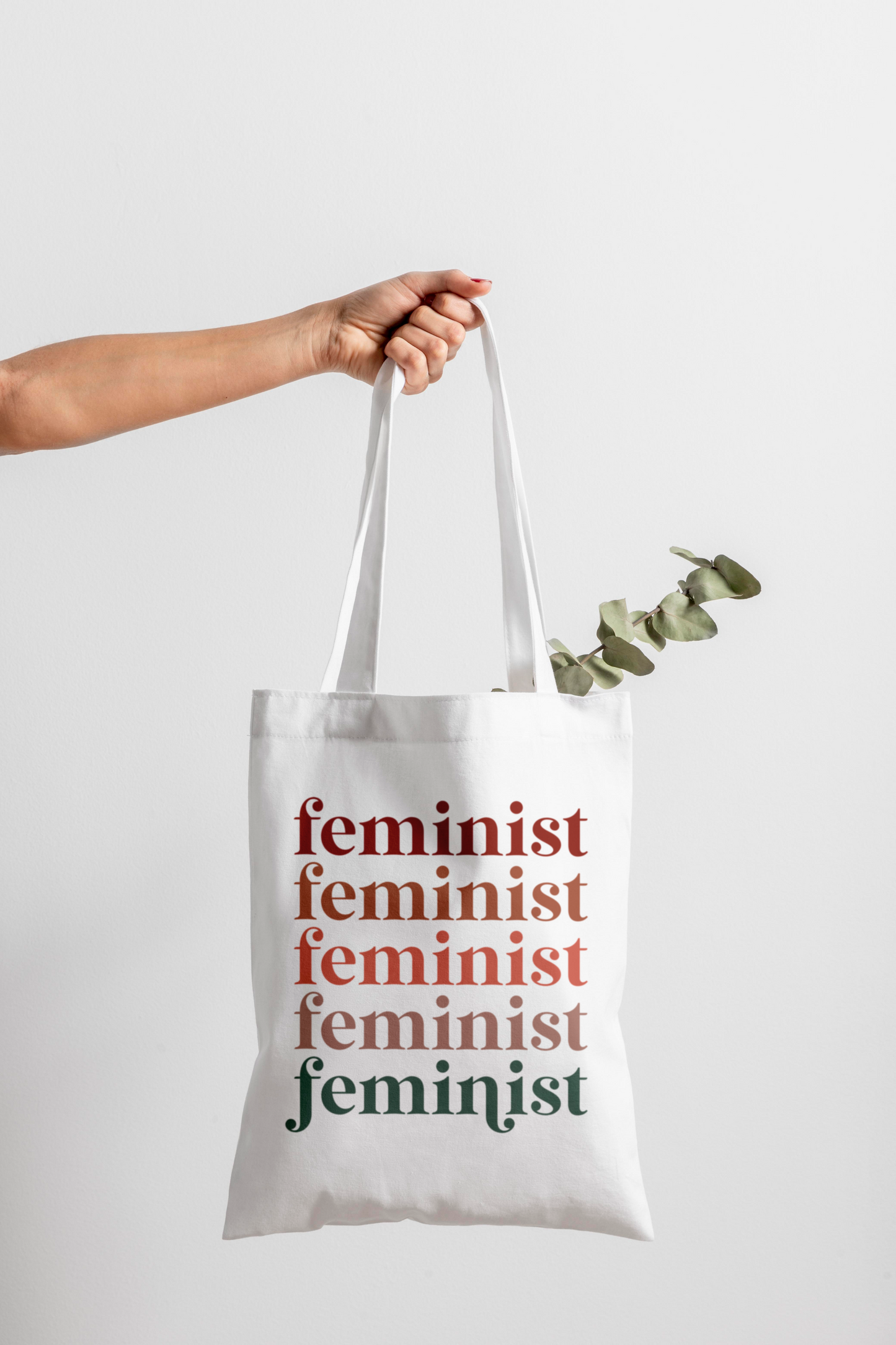 Boho Feminist Tote Bag