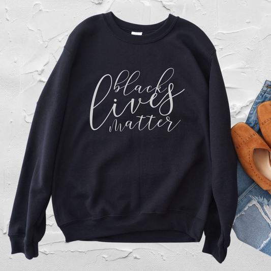 Black Lives Matter Crewneck Sweatshirt
