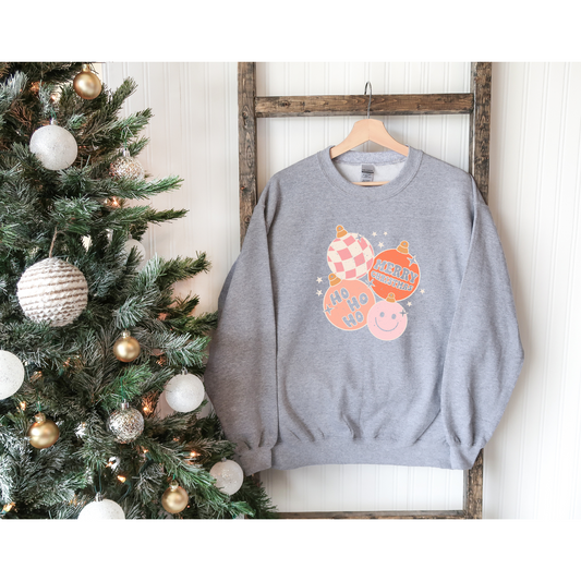 Disco Ornament Christmas Unisex Sweatshirt