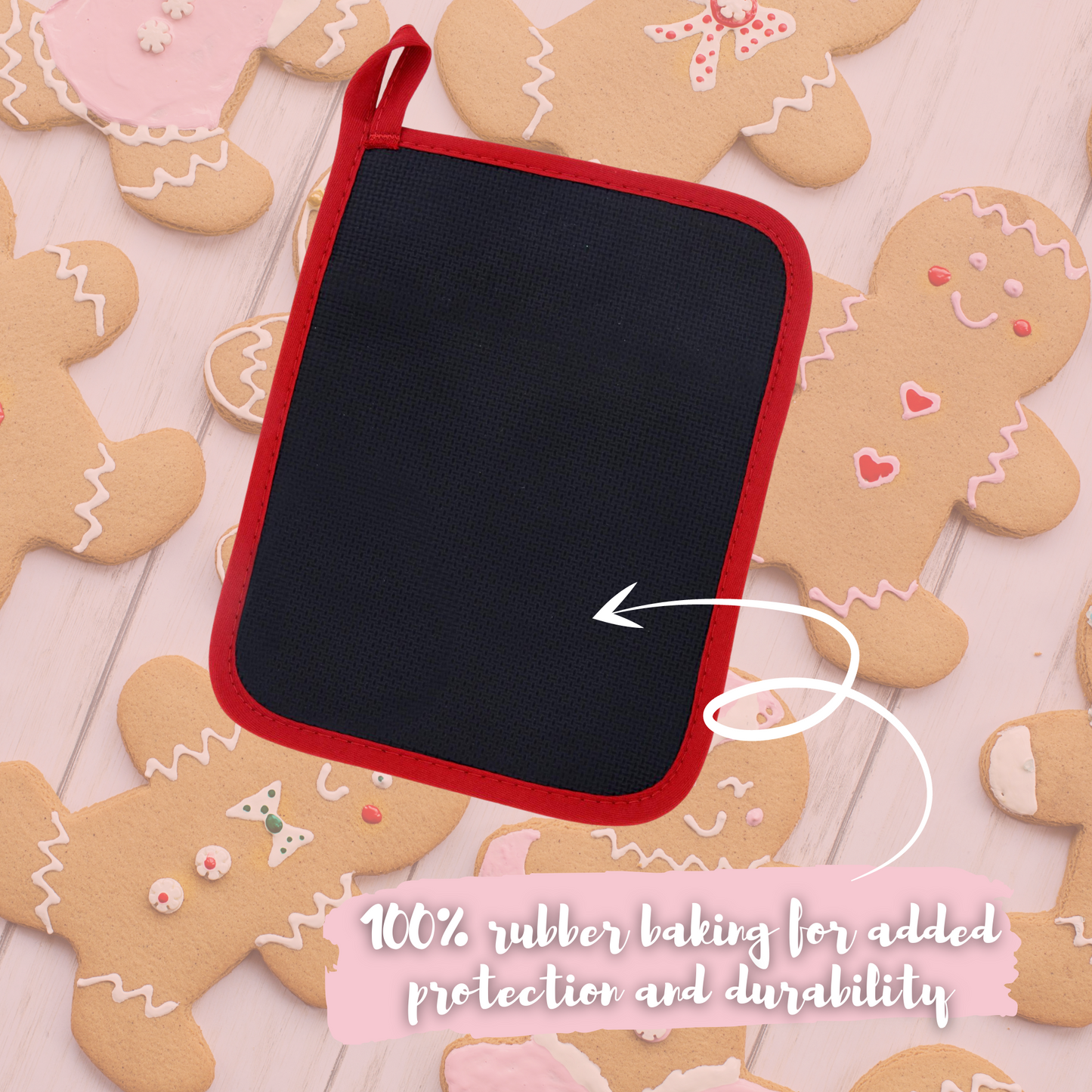 Boho Christmas Trees Baking Oven Mitt & Pot Holder