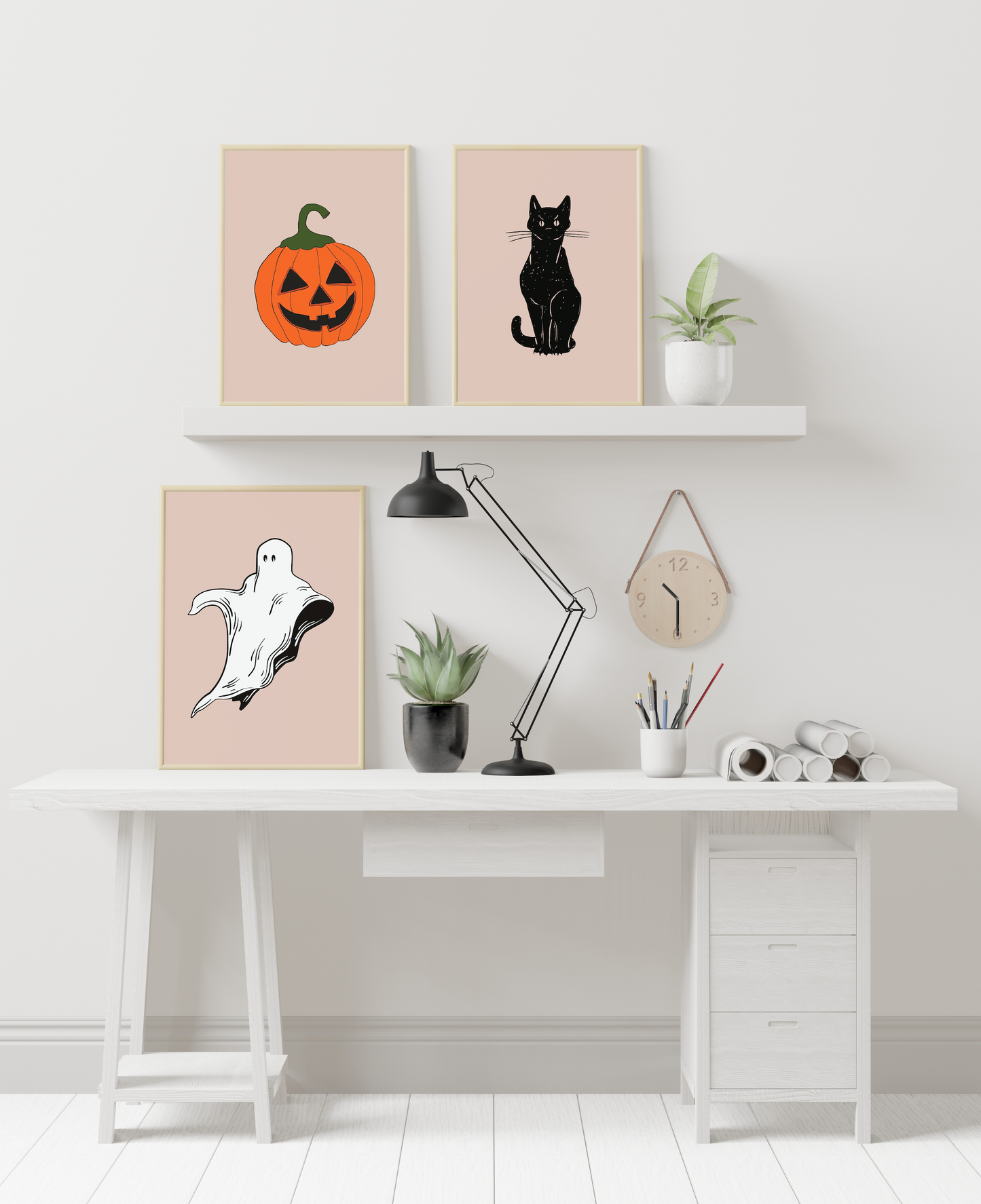 Boho Halloween Digital Print Bundle