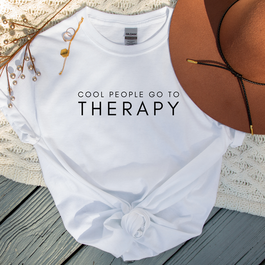 Cool People Go To Therapy T-shirt