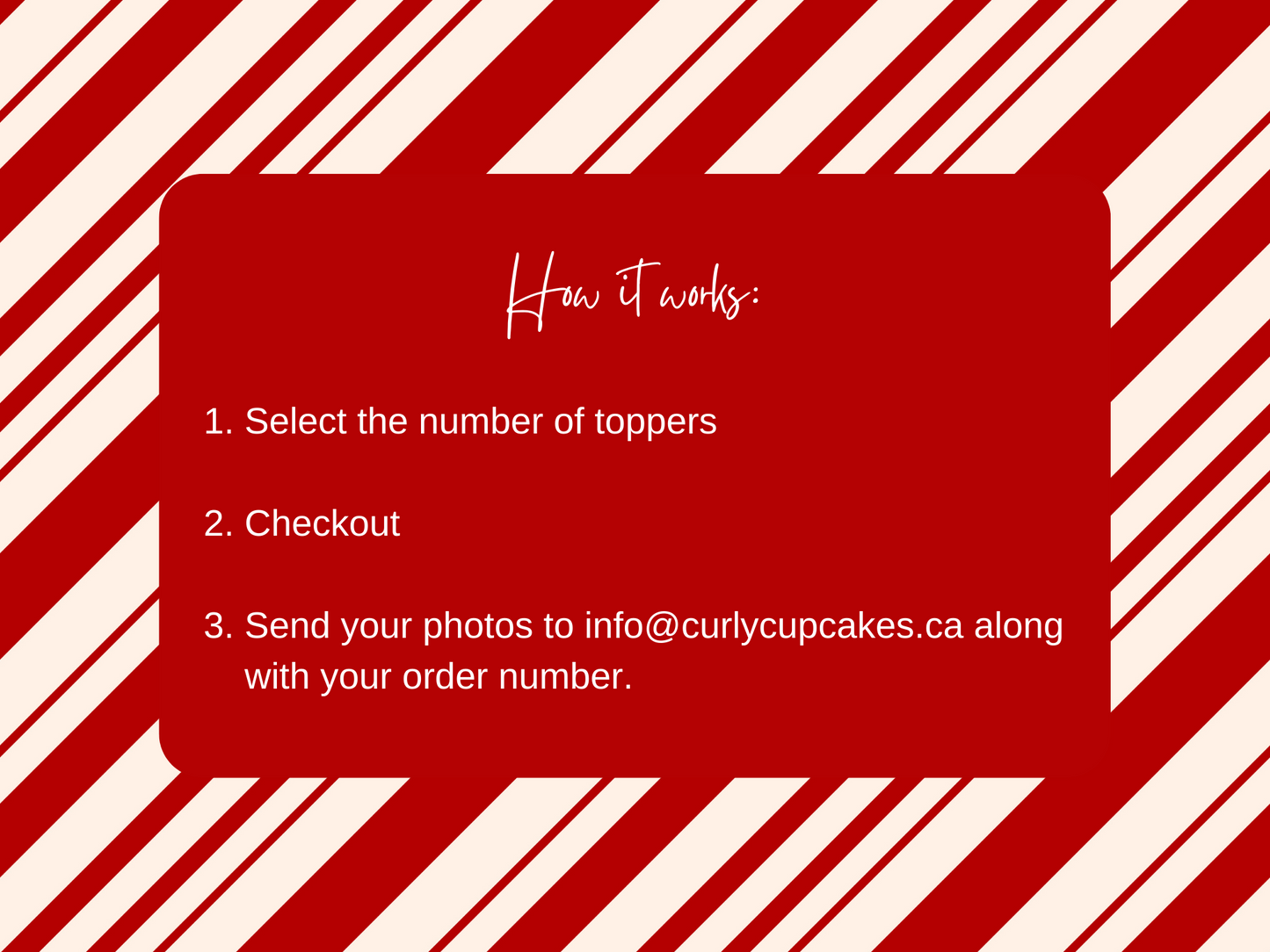 Custom Face Christmas Cupcake Toppers | Santa Hats