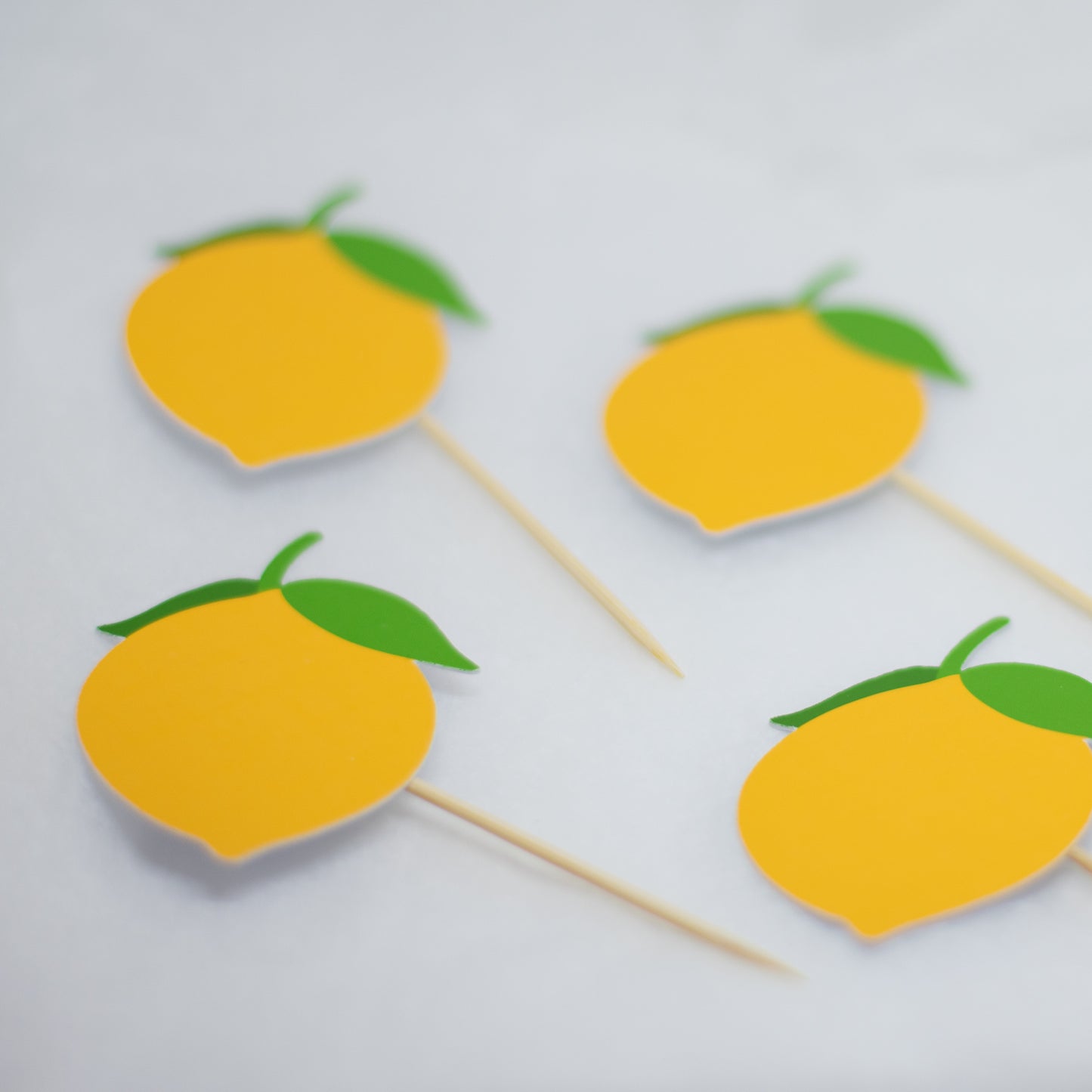 Lemon Cupcake Toppers
