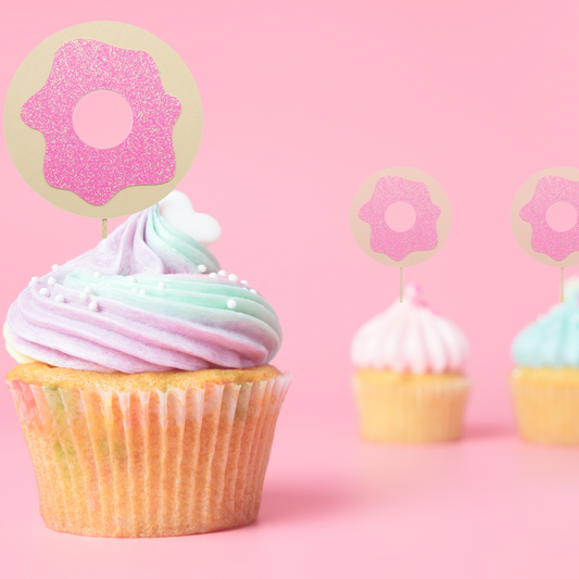 Donut Cupcake Toppers