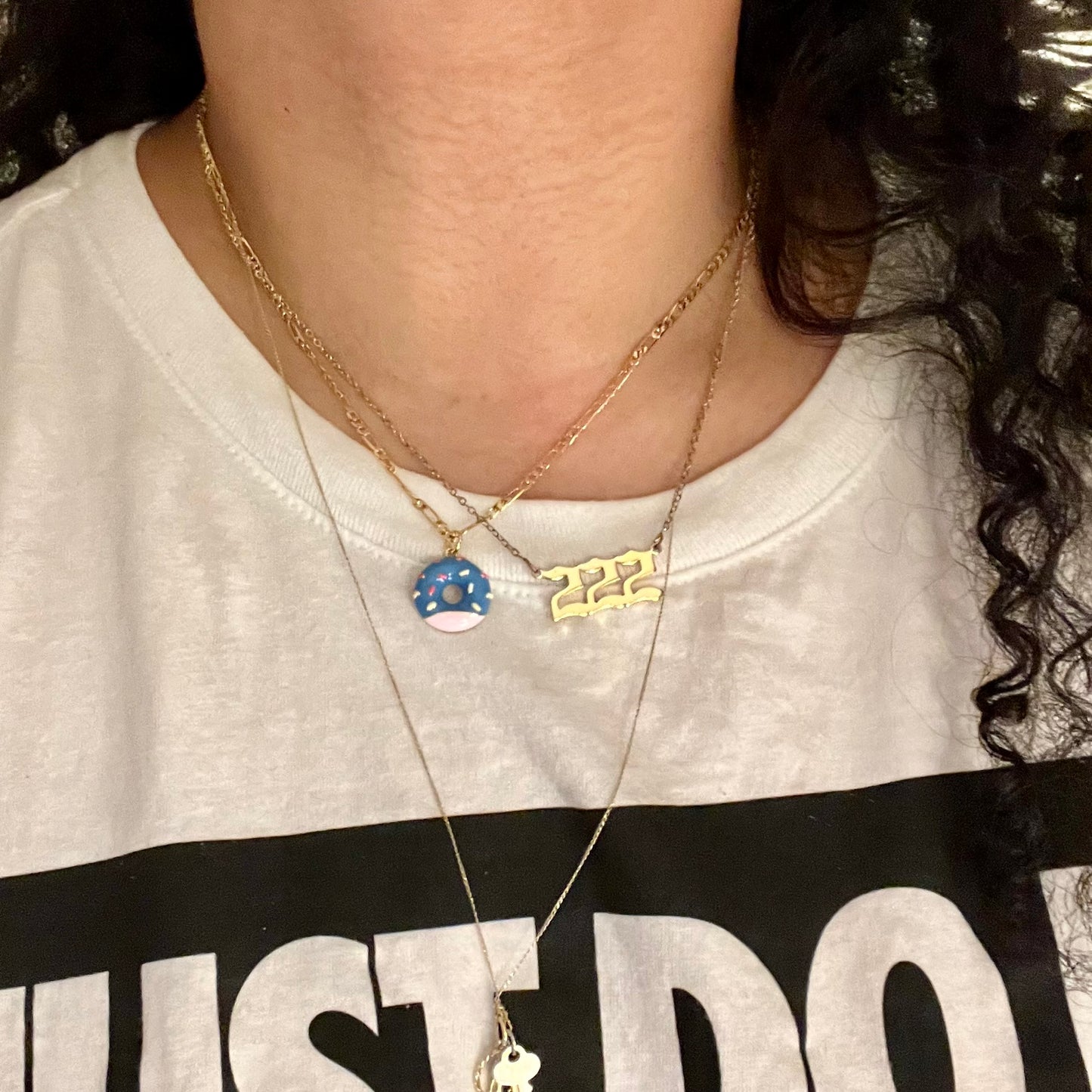 Doughnut Gold Filled Necklace