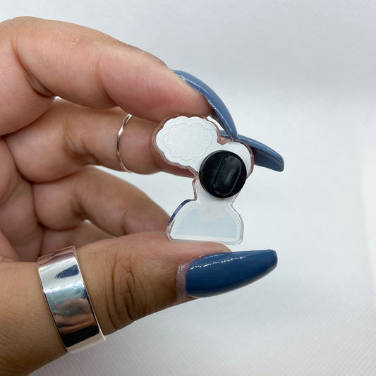 Cupcakes on yo' mind Acrylic Pin