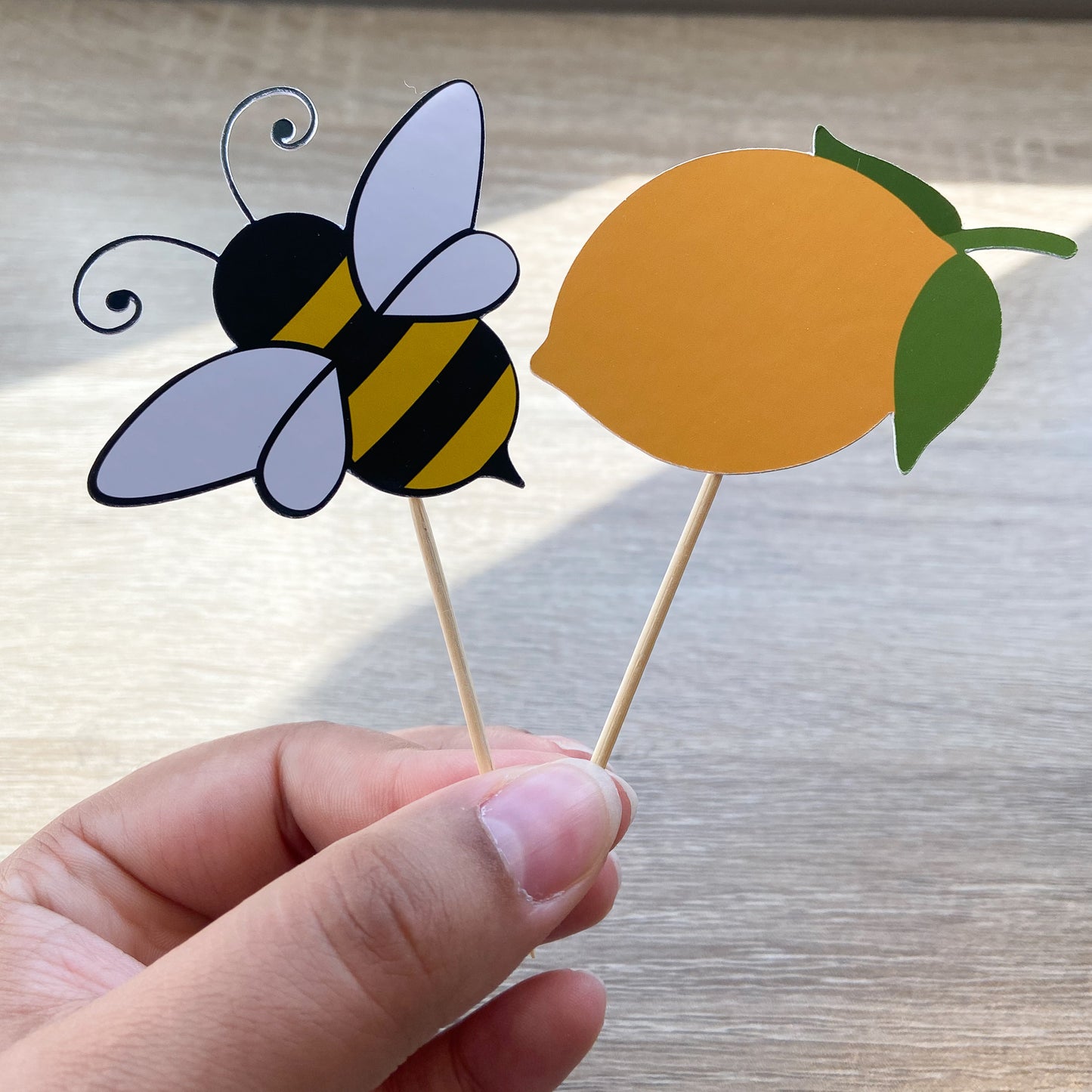 Bee Cupcake Toppers