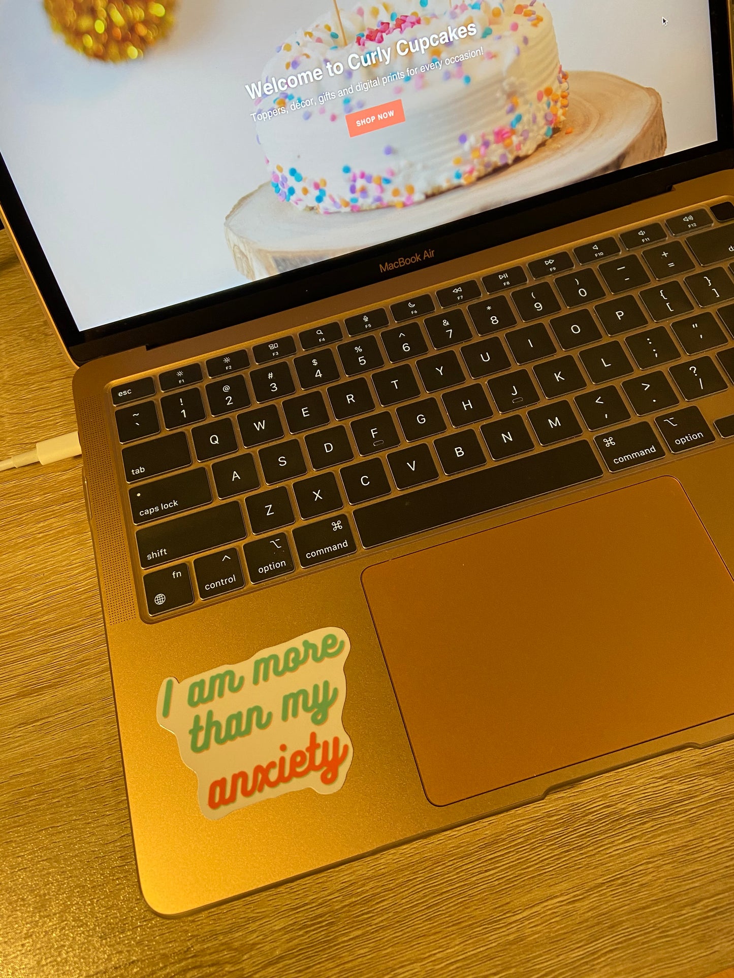 I am more than my anxiety Sticker