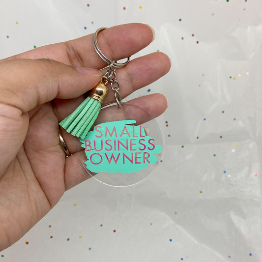 Small Business Owner Keychain