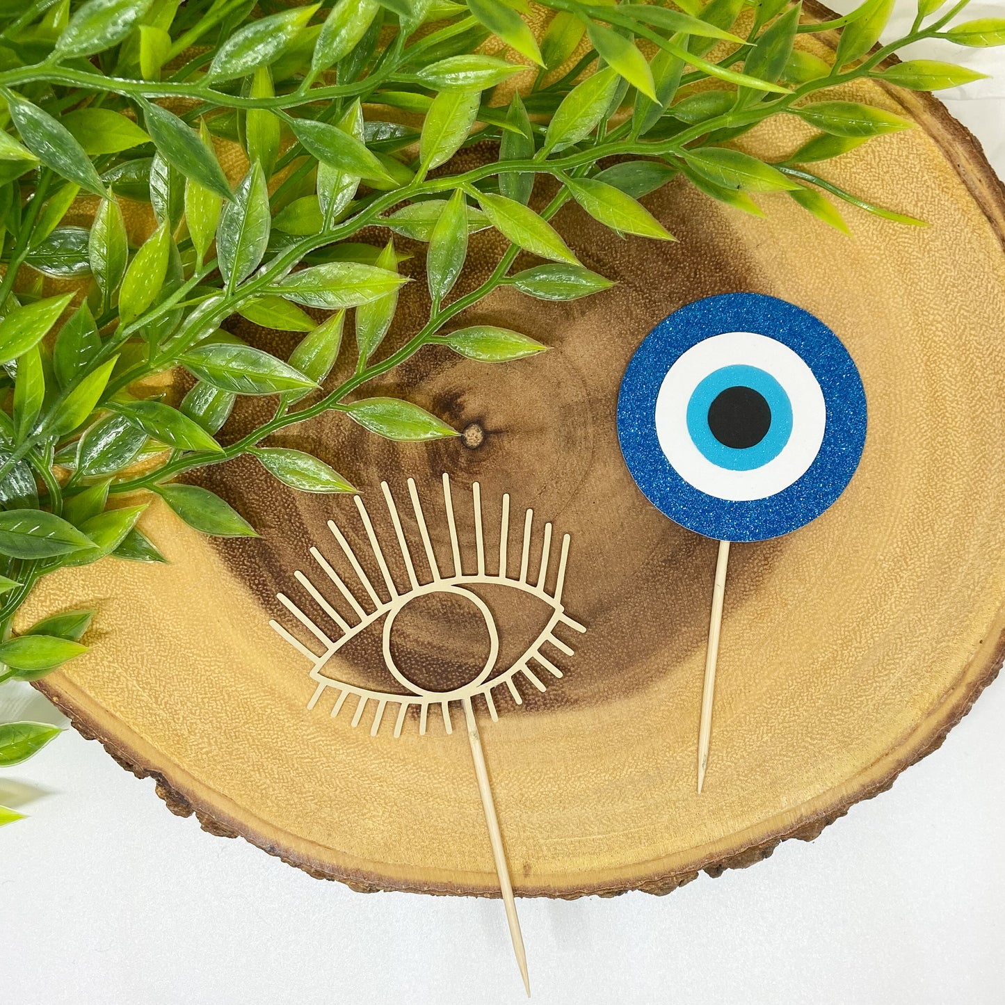 Evil Eye Cupcake Toppers