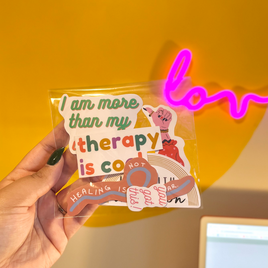 Mental Health & Positivity Sticker Pack
