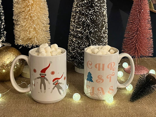 Christmas Cartoon Tree Mug 15oz