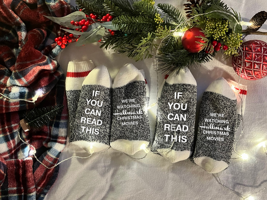 We're watching Hallmark Christmas movies Warm Plush Cabin Socks | Set of 2