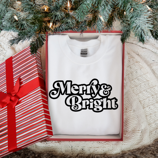 Merry and Bright Crewneck Sweatshirt