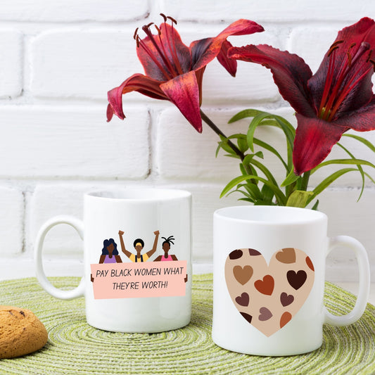 Pay Black Women Coffee Mug
