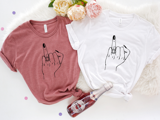 Bachelorette T-shirt - Ring Finger Shirt