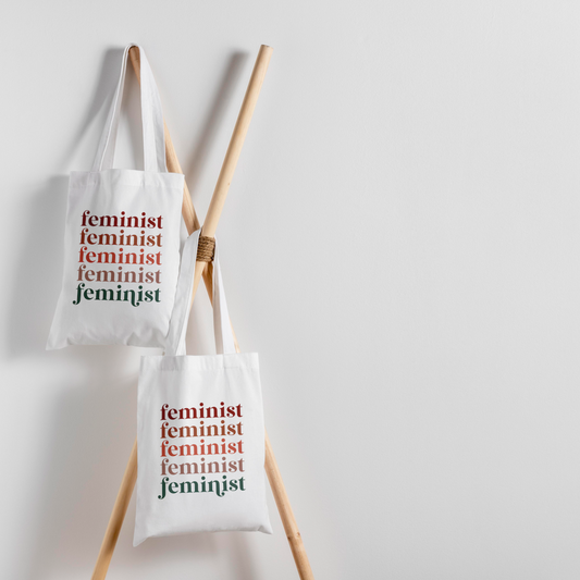 Boho Feminist Tote Bag