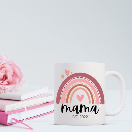 Rainbow Mama Boho Coffee Mug