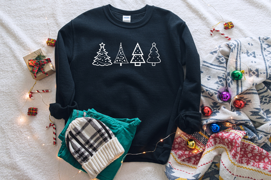 Christmas Trees Crewneck Sweatshirt