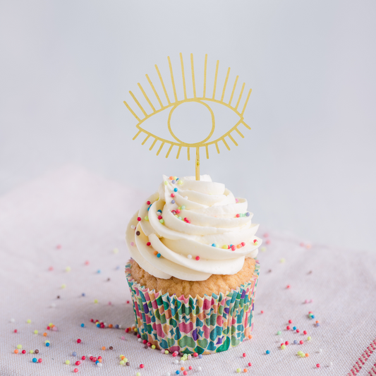 Open Eye Cupcake Toppers