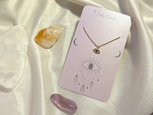 Evil Eye Dainty Necklace