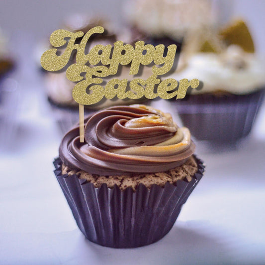 Happy Easter Cupcake Toppers