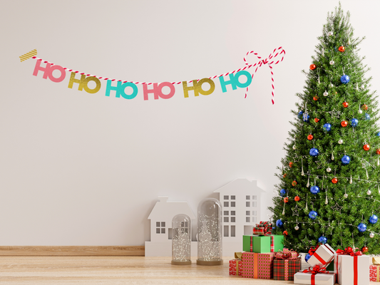 Ho Ho Ho Christmas Banner