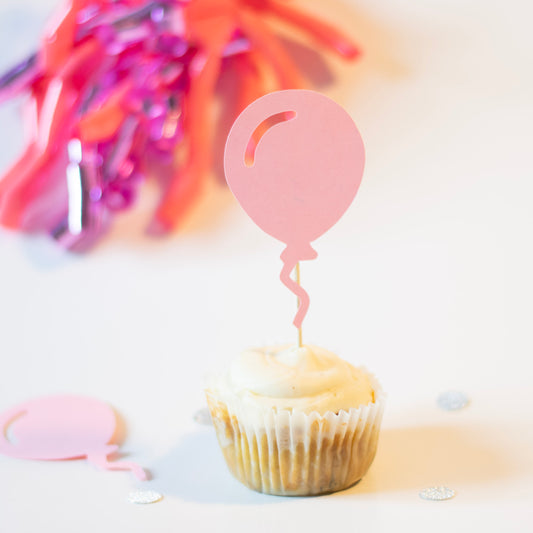 Balloon Cupcake Toppers