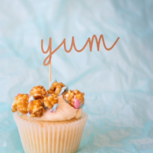 yum Cupcake Toppers