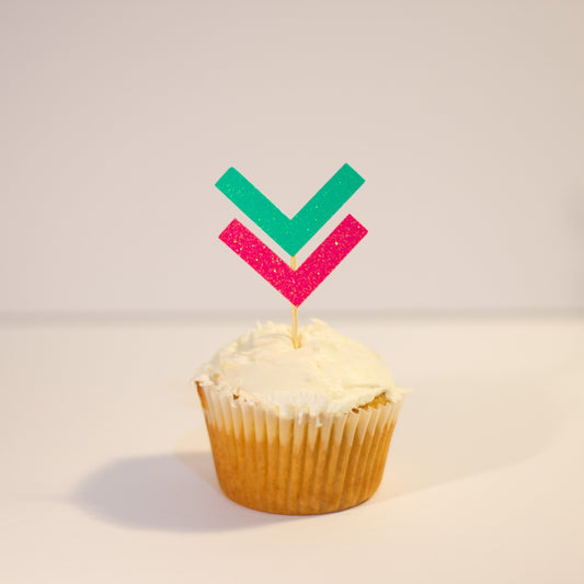 Glitter Arrow Cupcake Toppers / Boho Cupcake Toppers