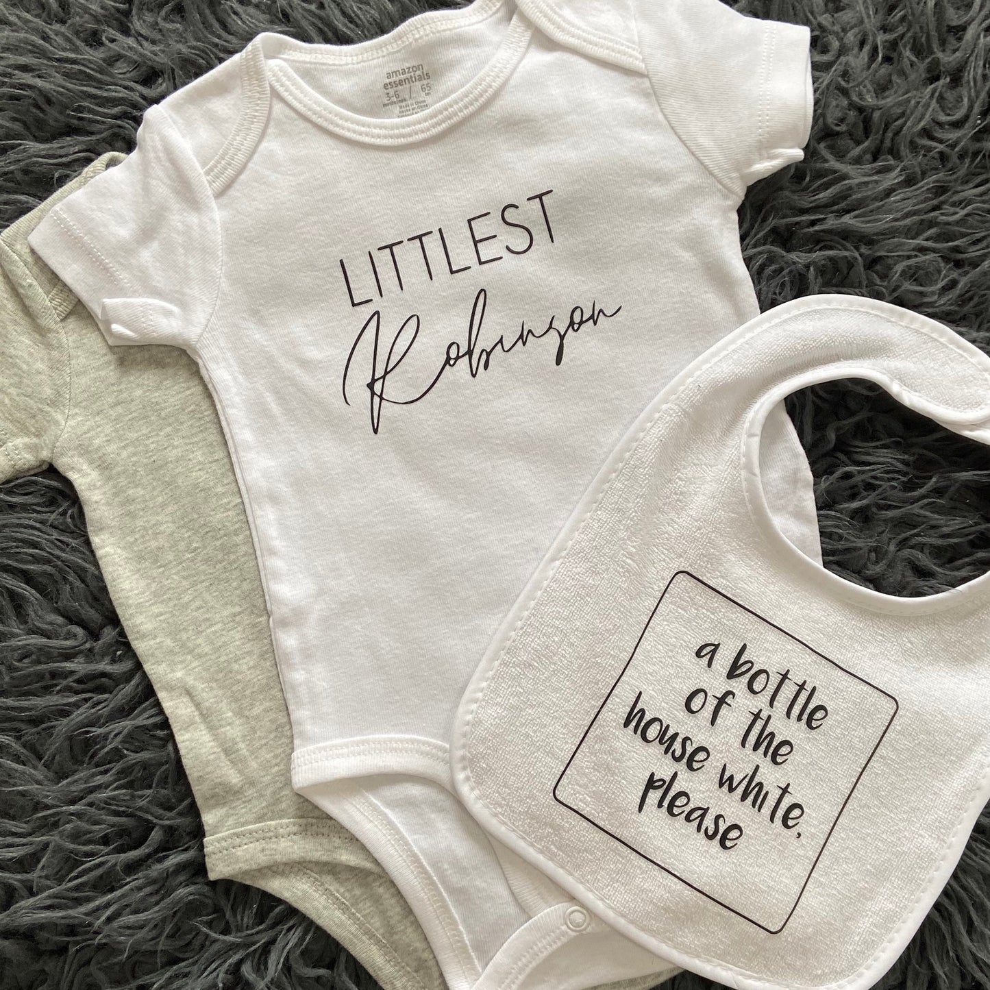 Custom Last Name Onesie/Bodysuit - “Littlest” Onesie/Bodysuit