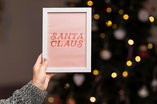 Santa Claus Poster Digital Print