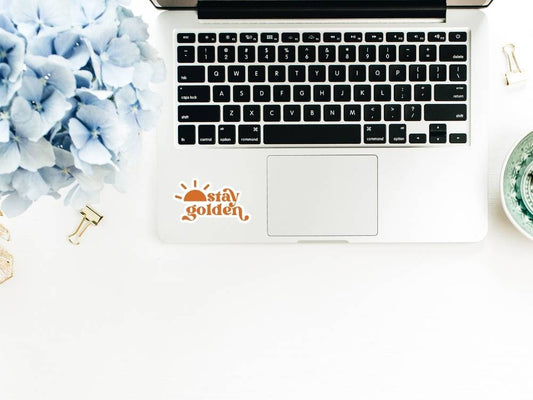 Stay Golden Boho Sticker