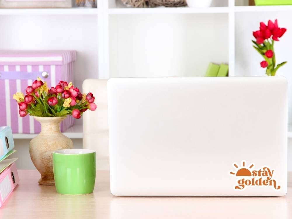 Stay Golden Boho Sticker