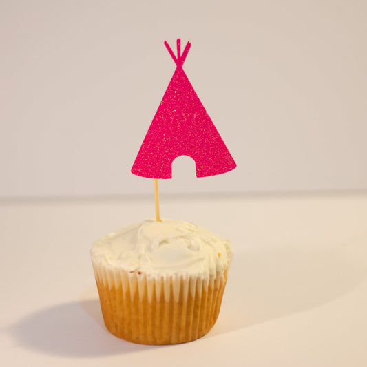 Teepee Cupcake Toppers