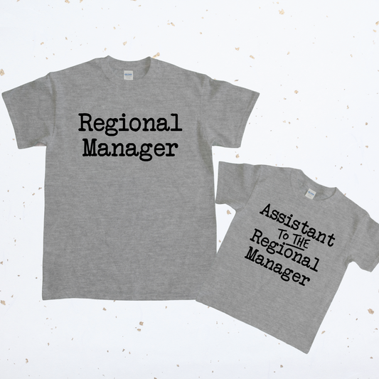 Regional Manager and Assistant to the Regional Manager Matching Shirts